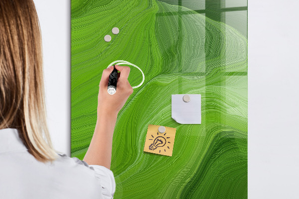 Tablă cu marker Tablă verde pentru fotografii și notițe