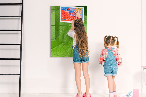 Tablă cu marker Tablă verde pentru fotografii și notițe