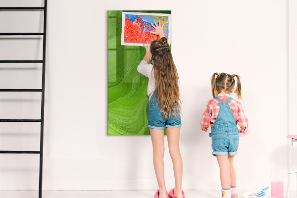 Tablă cu marker Tablă verde pentru fotografii și notițe