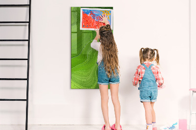 Tablă cu marker Tablă verde pentru fotografii și notițe