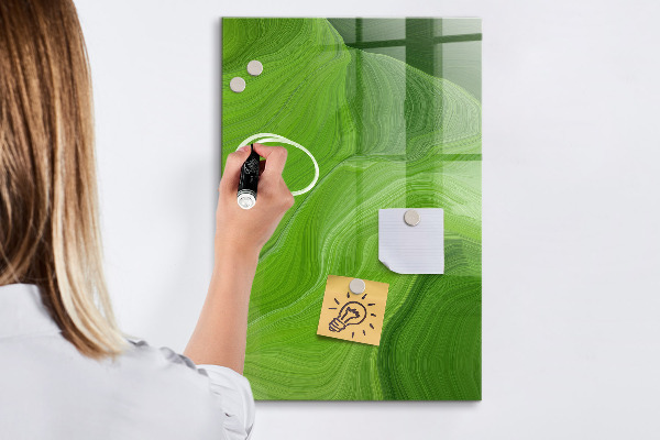 Tablă cu marker Tablă verde pentru fotografii și notițe