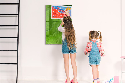 Tablă cu marker Tablă verde pentru fotografii și notițe