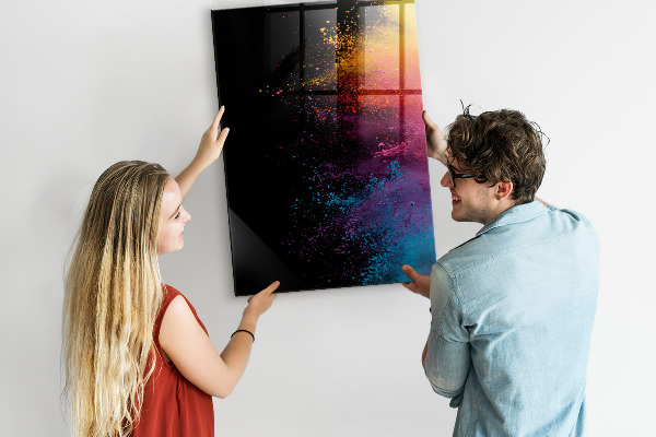 Tablă cu marker O tablă colorată pentru prezentarea fotografiilor