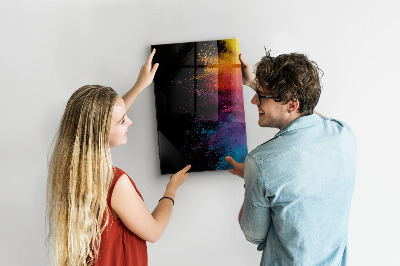 Tablă cu marker O tablă colorată pentru prezentarea fotografiilor