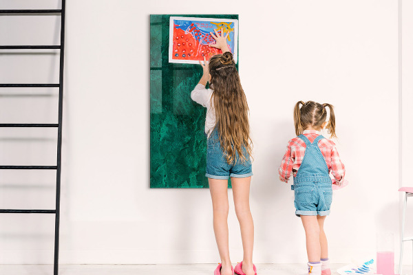 Tablă cu marker Tablă verde pentru notițe și fotografii
