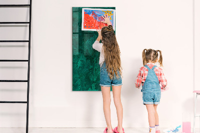 Tablă cu marker Tablă verde pentru notițe și fotografii