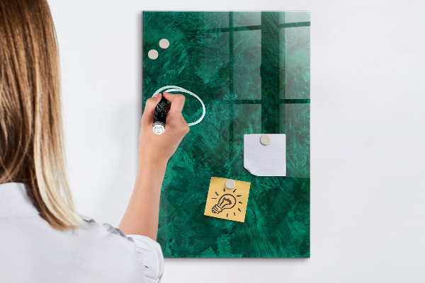 Tablă cu marker Tablă verde pentru notițe și fotografii