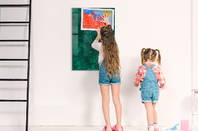 Tablă cu marker Tablă verde pentru notițe și fotografii