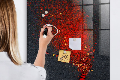 Tablă magnetică de scris Un loc creativ pentru amintiri și fotografii