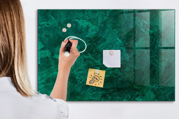 Tablă cu marker Tablă verde pentru notițe și fotografii
