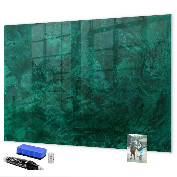 Tablă cu marker Tablă verde pentru notițe și fotografii