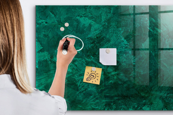 Tablă cu marker Tablă verde pentru notițe și fotografii
