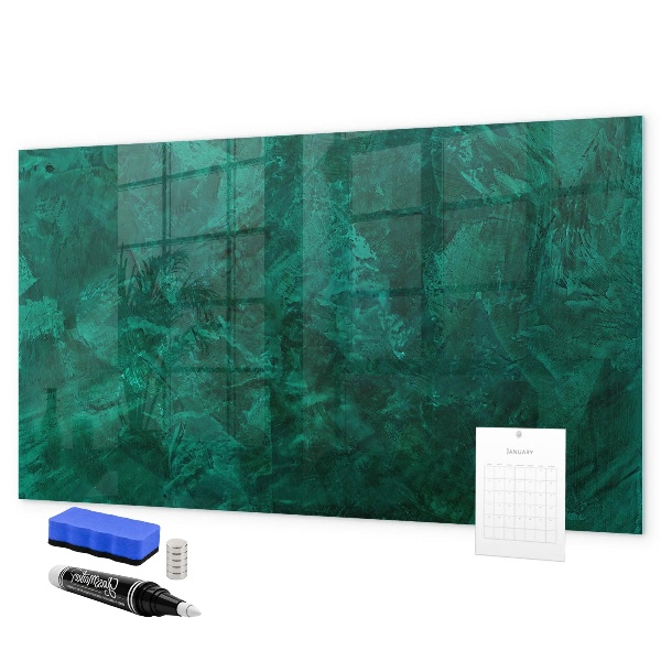 Tablă cu marker Tablă verde pentru notițe și fotografii