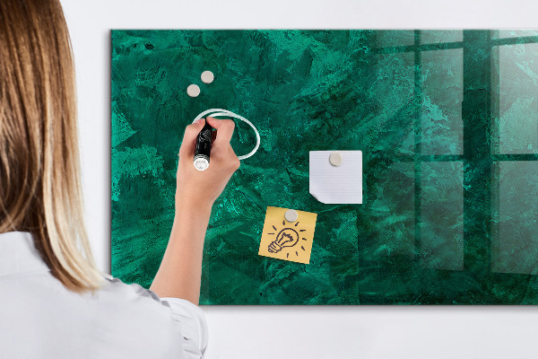 Tablă cu marker Tablă verde pentru notițe și fotografii