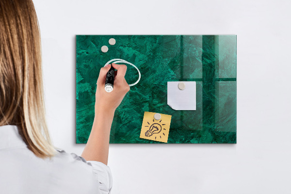 Tablă cu marker Tablă verde pentru notițe și fotografii