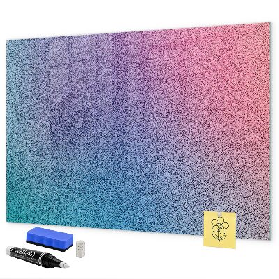 Tablă magnetică de scris O tablă colorată pentru notițe și fotografii