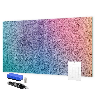 Tablă magnetică de scris O tablă colorată pentru notițe și fotografii