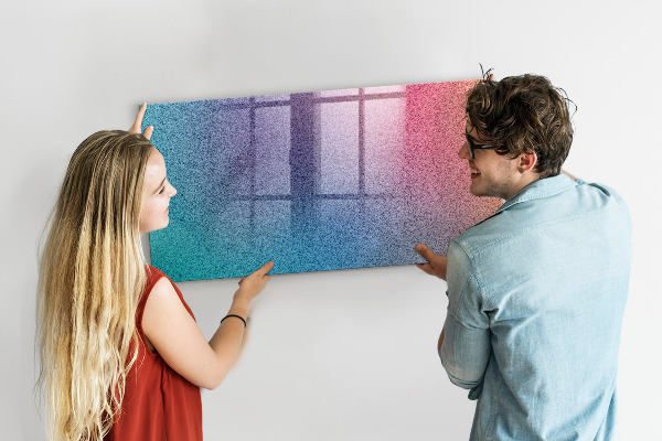 Tablă magnetică de scris O tablă colorată pentru notițe și fotografii