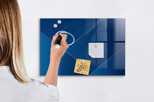 Tablă cu marker Tablă modernă pentru notițe și fotografii