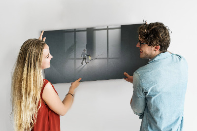 Tablă magnetică de scris Tablă magnetică pentru fotografii și notițe