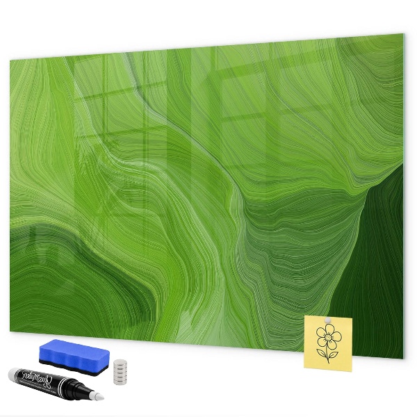 Tablă cu marker Panou foto verde