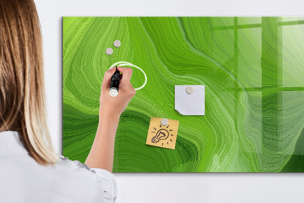 Tablă cu marker Panou foto verde