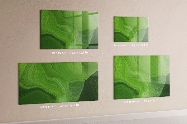 Tablă cu marker Panou foto verde