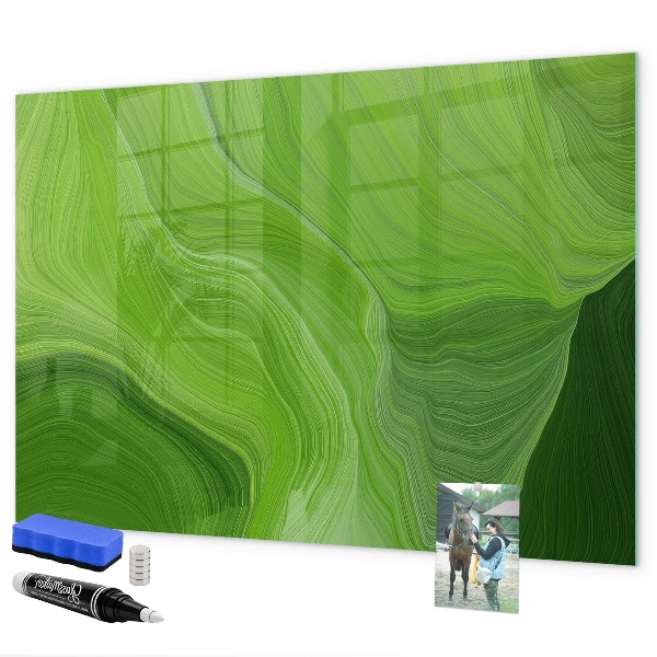 Tablă cu marker Panou foto verde