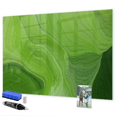 Tablă cu marker Panou foto verde