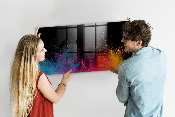Tablă magnetică de scris Poster colorat pentru notițe și fotografii