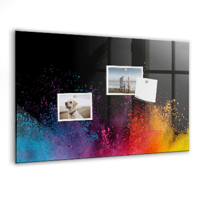 Tablă magnetică de scris Poster colorat pentru notițe și fotografii