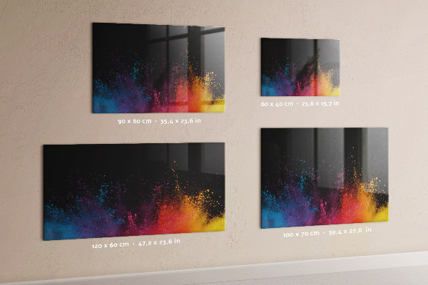 Tablă magnetică de scris Poster colorat pentru notițe și fotografii