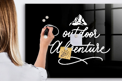 Tablă cu marker Aventură în aer liber