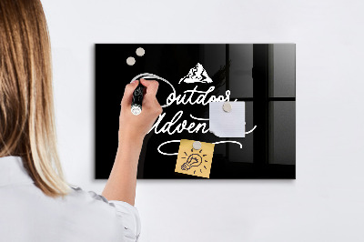 Tablă cu marker Aventură în aer liber