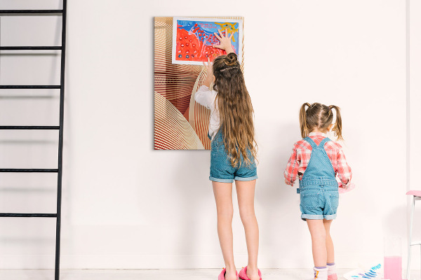 Tablă cu marker Tablă modernă pentru notițe și fotografii