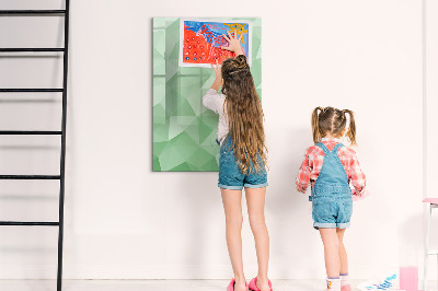 Tablă cu marker O tablă colorată pentru prezentarea fotografiilor