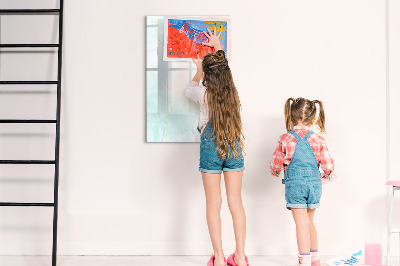 Tablă cu marker O tablă colorată pentru fotografii și notițe