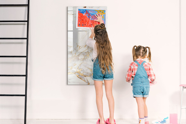 Tablă cu marker Tablă foto elegantă din marmură