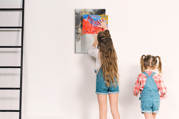 Tablă cu marker Tablă modernă pentru notițe și fotografii