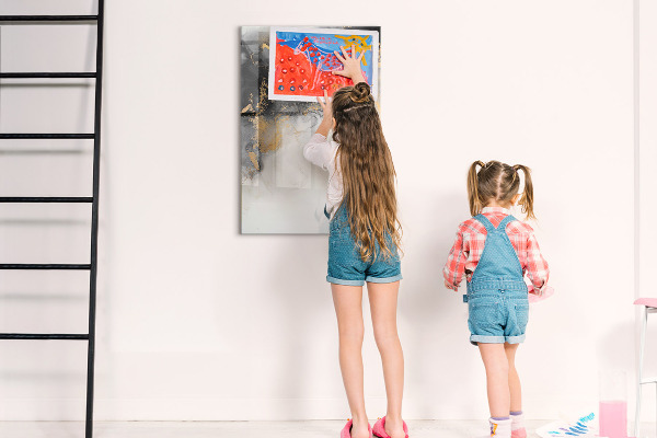 Tablă cu marker Tablă modernă pentru notițe și fotografii