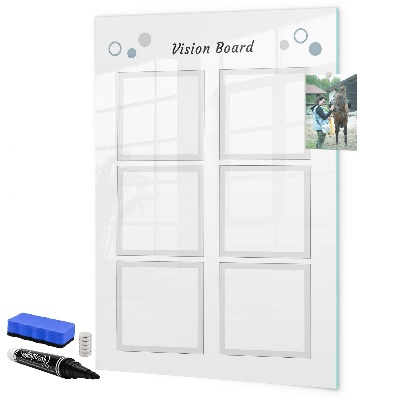 Tablă magnetică de scris Tablă de viziune pentru idei creative