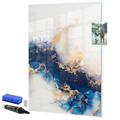 Tablă cu marker O tablă elegantă pentru notițe și fotografii