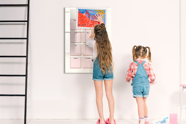 Tablă magnetică de scris Calendar de ziua de naștere cu spațiu pentru fotografii