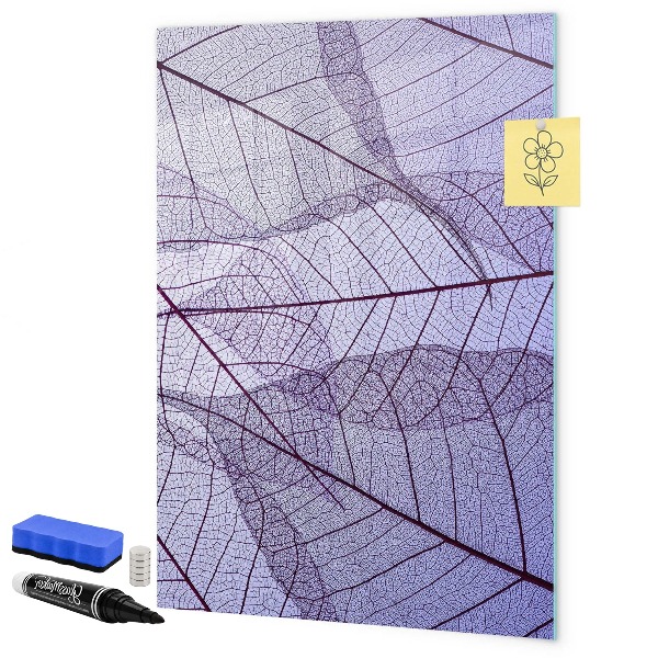 Tablă magnetică de scris Tablă magnetică cu model de frunze