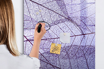 Tablă magnetică de scris Tablă magnetică cu model de frunze
