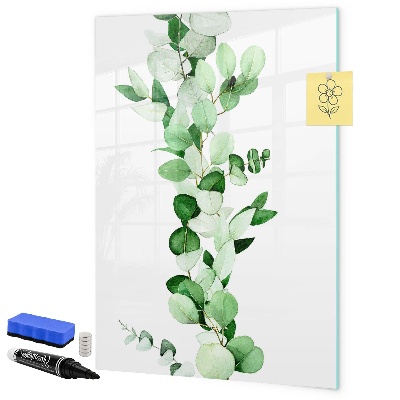 Tablă cu marker Motiv verde cu spațiu pentru fotografii