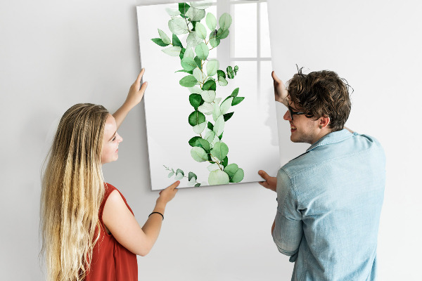 Tablă cu marker Motiv verde cu spațiu pentru fotografii