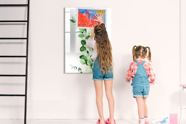Tablă cu marker Motiv verde cu spațiu pentru fotografii