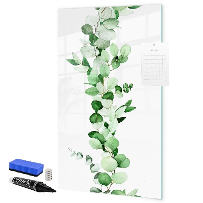 Tablă cu marker Motiv verde cu spațiu pentru fotografii