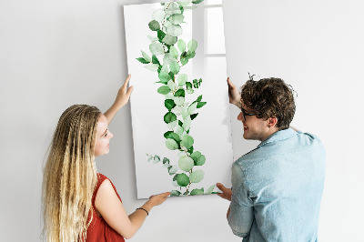 Tablă cu marker Motiv verde cu spațiu pentru fotografii